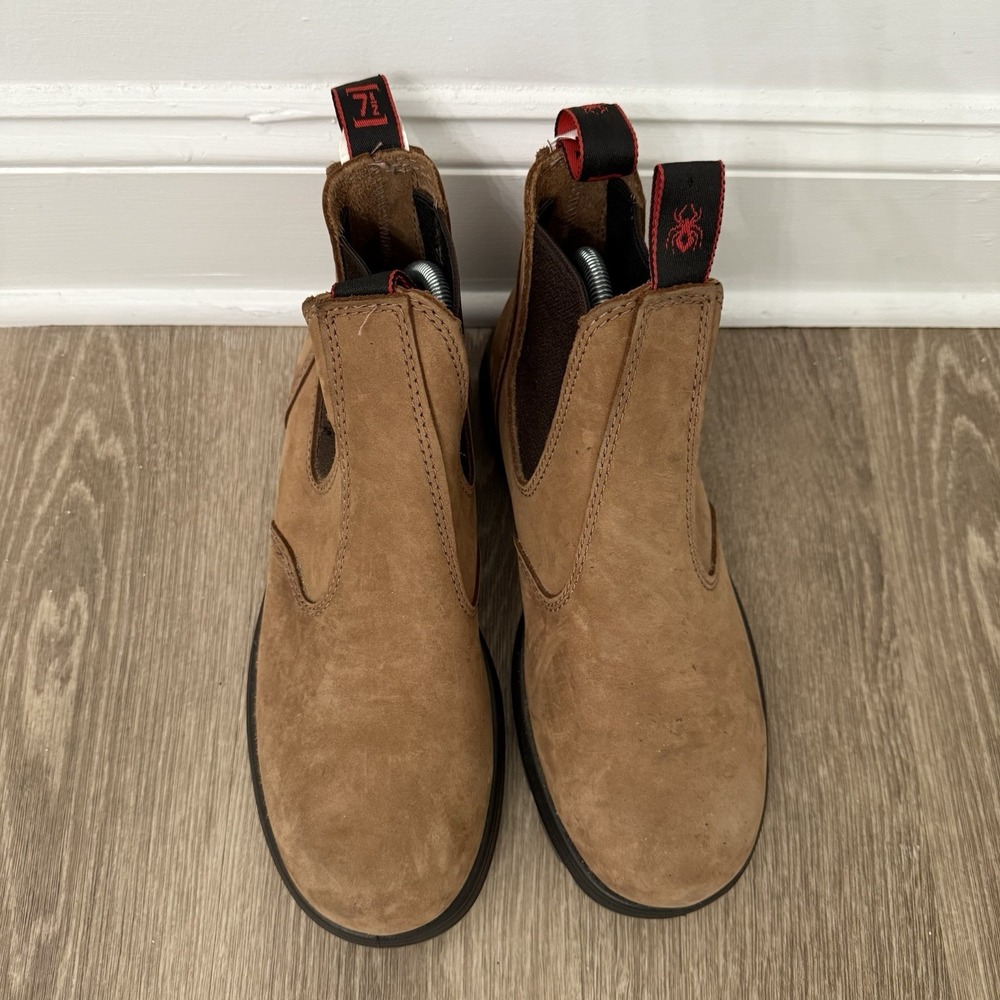 Redback Mesa Chelsea Boots Brown Leather Men's UK 7.5 US 8.5 Women's 10 Soft Toe - Picture 5 of 11